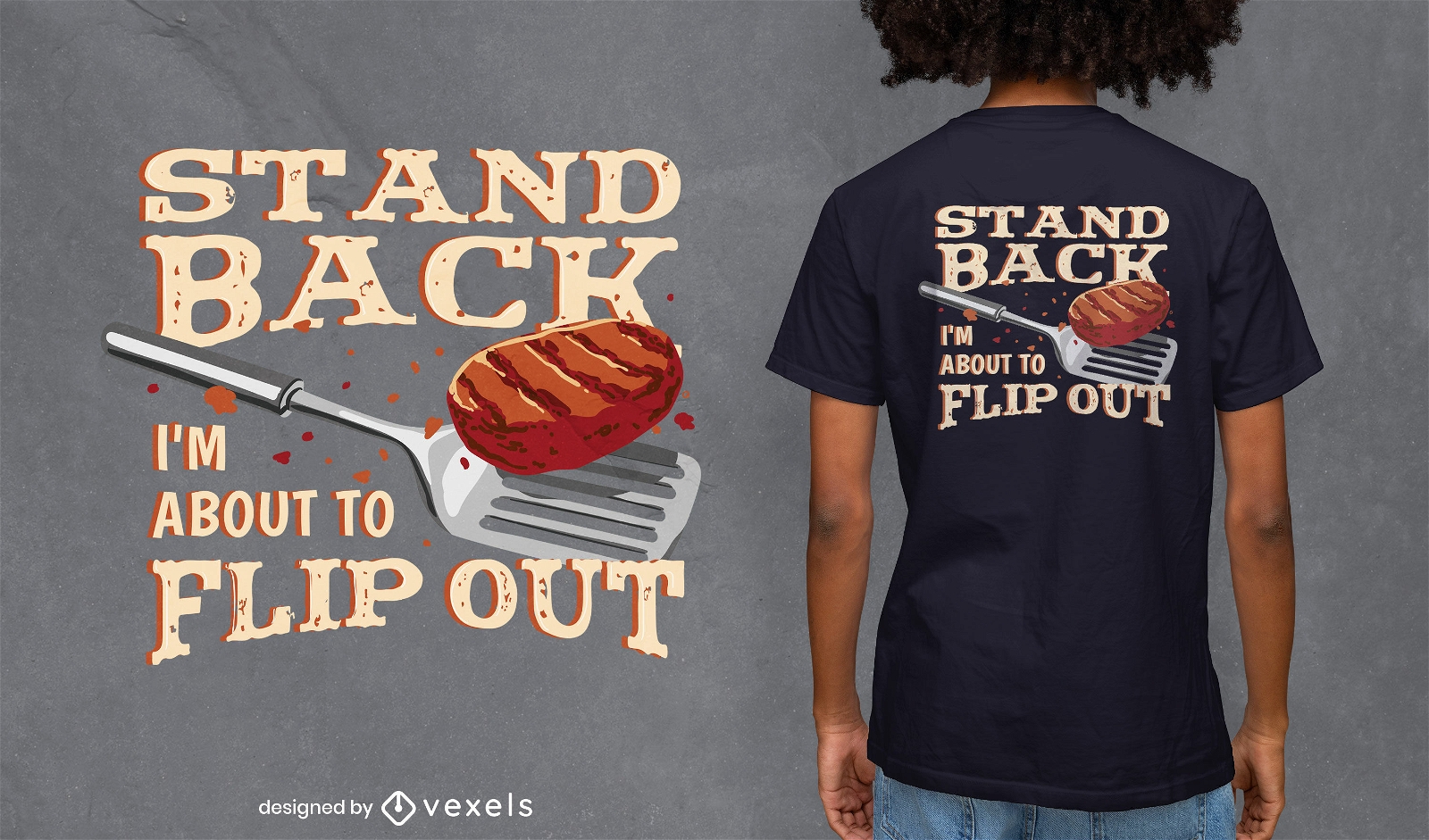 Design de t-shirt de citação para grelhados