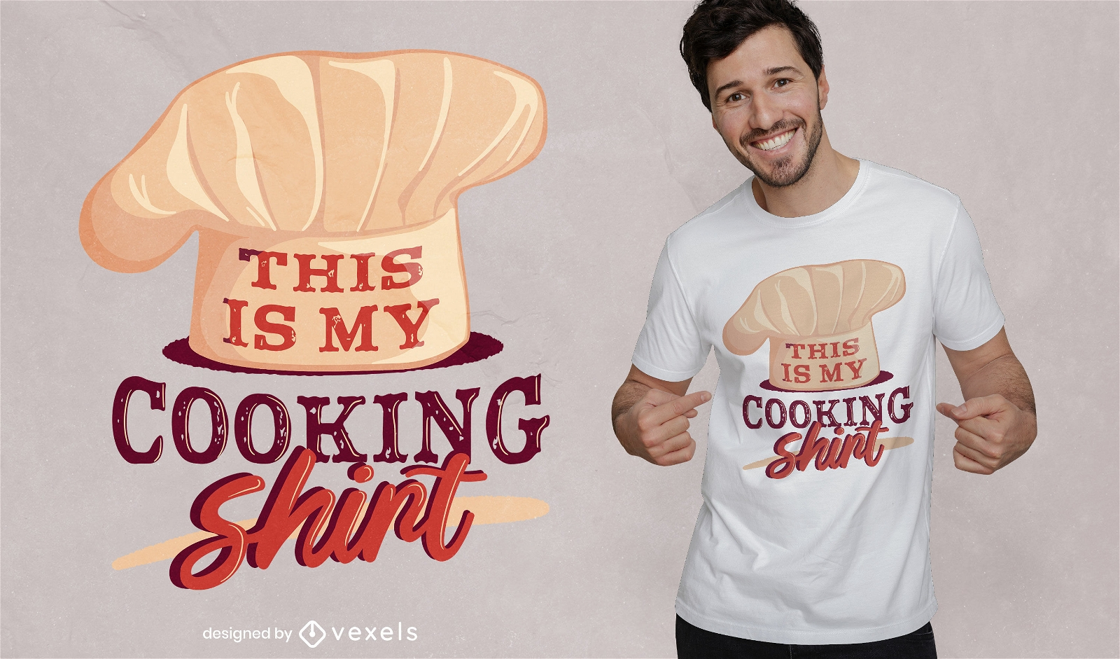 Impresionante dise?o de camiseta de camiseta de cocina.