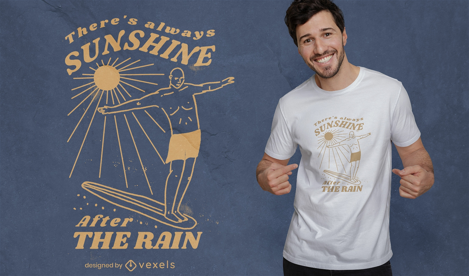 Design de camiseta com citação de neurodiversidade da luz do sol