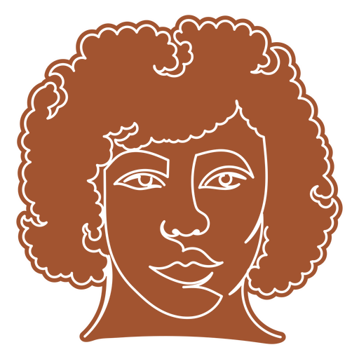 Person continuous line drawing PNG Design