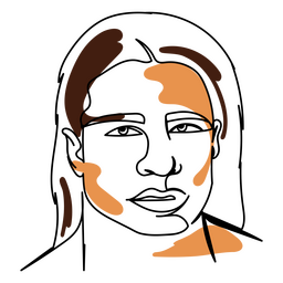 Vielfältiger Dauerstrichmann PNG-Design
