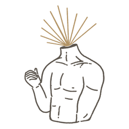 Man neurodiversity people PNG Design