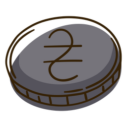 Ukraine Hryvania Coin PNG Design
