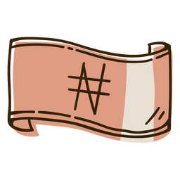 Farbstrich der Naira-Währungsrechnung PNG-Design