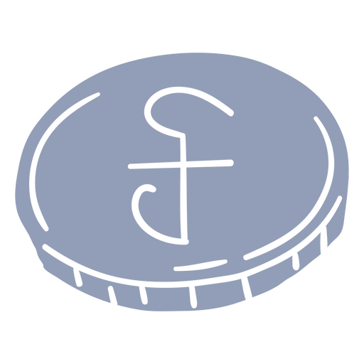 Moneda de moneda Riel recortada Diseño PNG