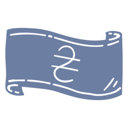 Hryvnia currency bill cut out PNG Design