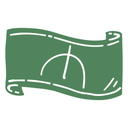 Manat currency bill cut out PNG Design