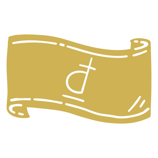 Dong currency bill cut out PNG Design