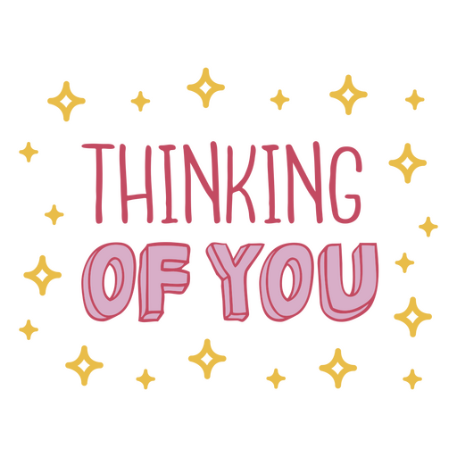 thinking of you clipart