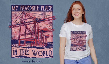 My place in the world t-shirt design