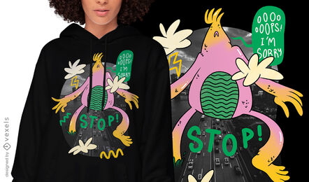 Traffic giant t-shirt design