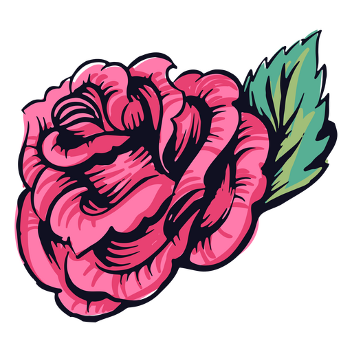 Dia da ilustração de rosa rosa morta Desenho PNG