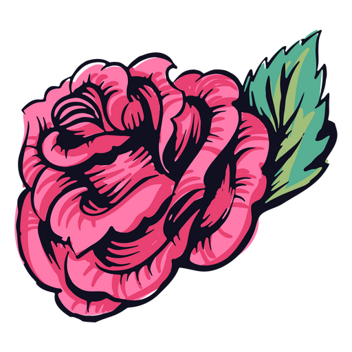 Tag der toten rosa Rosenillustration PNG-Design