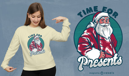 Weihnachtsgeschenke Weihnachtsmann-T-Shirt-Design