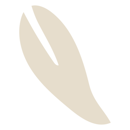 Tag des toten grauen Blütenblattes flach PNG-Design