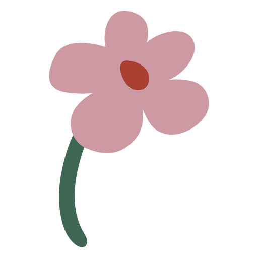 flor rosa e vermelha Desenho PNG