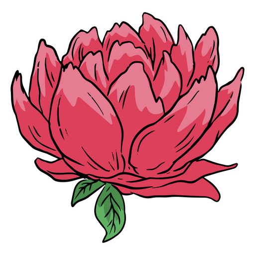 Dia da ilustração de flor rosa morta Desenho PNG