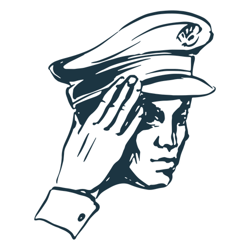Soldiers head veterans day element PNG Design
