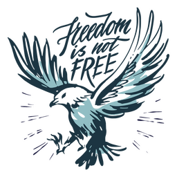 Distintivo de águia de liberdade do dia do veterano Desenho PNG