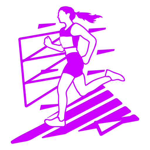 Deporte maratón mujer gente Diseño PNG