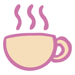 Hot coffee cup color stroke PNG Design Transparent PNG