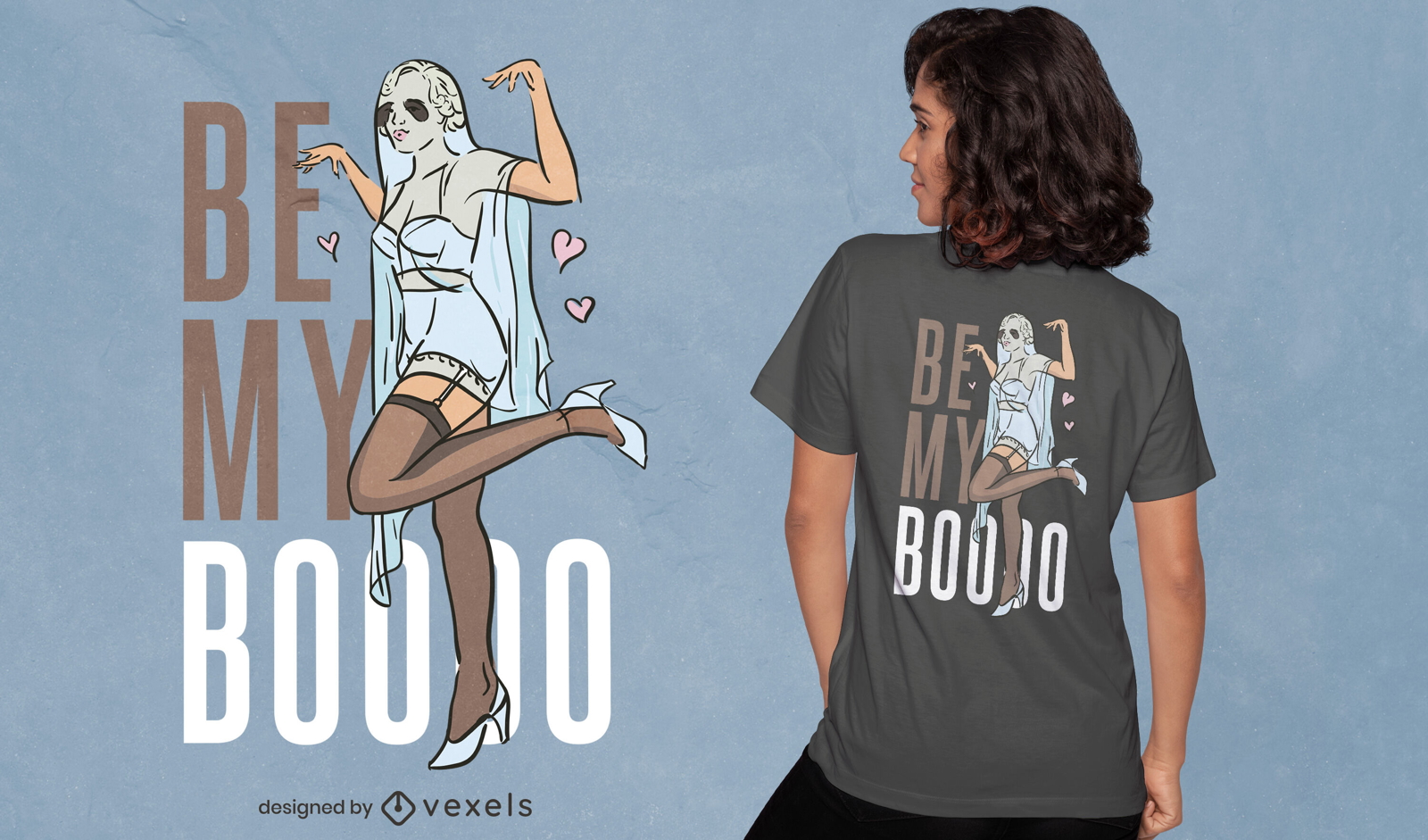 Halloween be my boo t-shirt design 