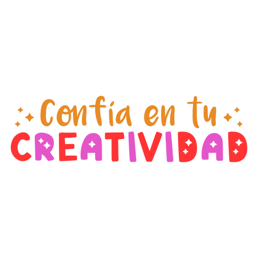 Cita motivacional en español del artista Diseño PNG