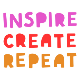 Inspirar cita motivacional Diseño PNG