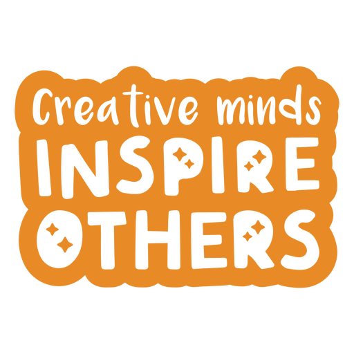 Inspire others motivational quote PNG Design