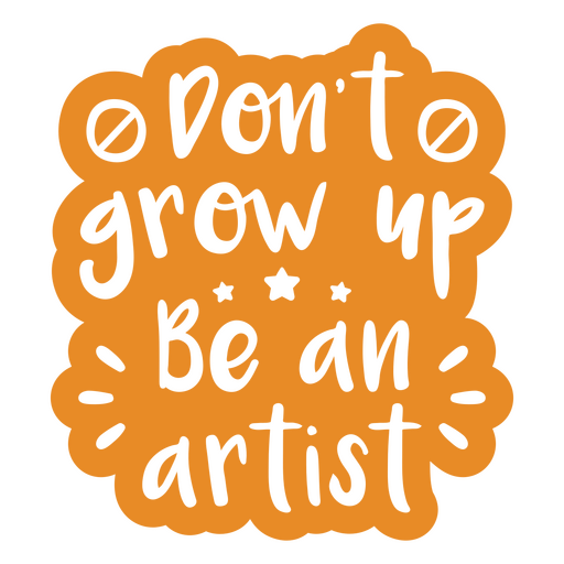 Seja uma citação motivacional criativa do artista Desenho PNG