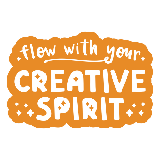 Creative spirit art motivational quote