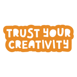 Trust art motivational quote PNG Design