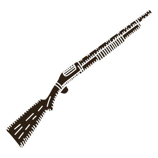 Wild west shotgun cut out PNG Design