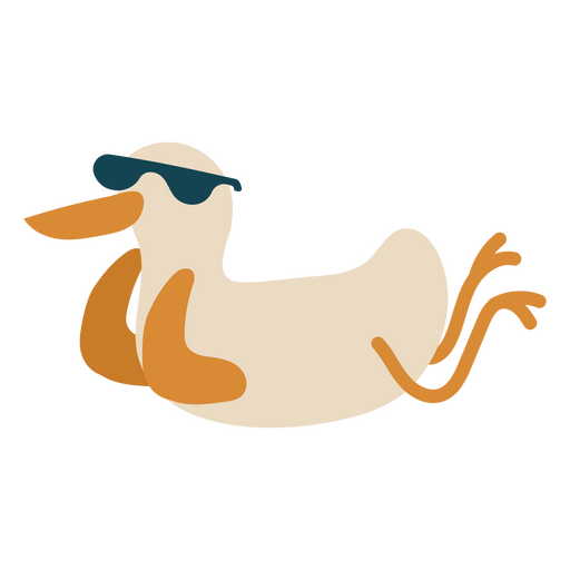 duck with sunglasses