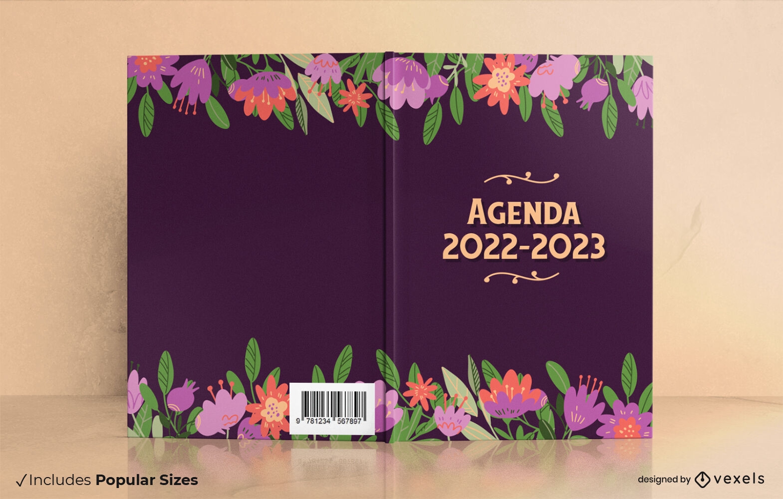 Fantastisches Buchcover-Design f?r den Zeitplan 2022-2023