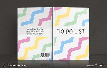 Excelente diseño de portada de libro de lista de tareas