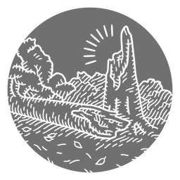 Gebrochenes Baum natürliches Element ausgeschnitten PNG-Design