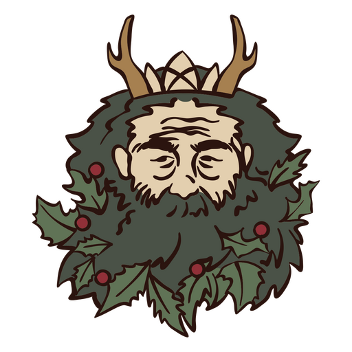 Solstício de traço de cor de fauno Desenho PNG