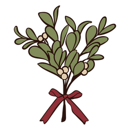 Solsticio de trazo de color acebo Diseño PNG