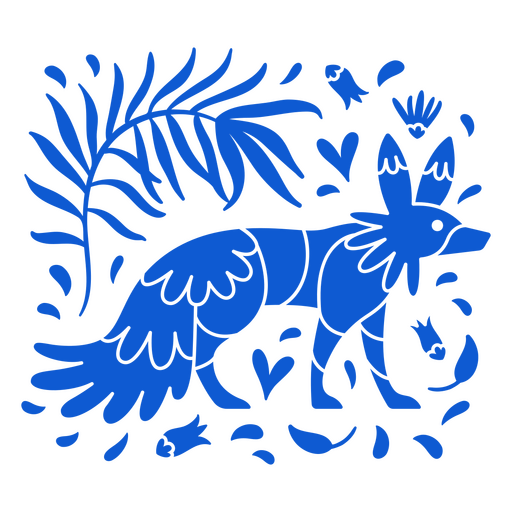 Tag des toten mythischen Fuchses ausgeschnitten PNG-Design