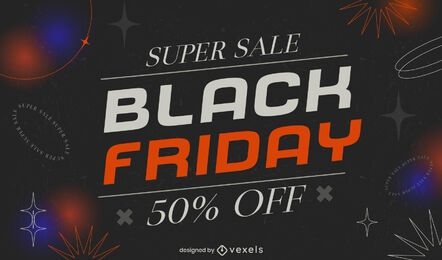 Black friday sale promotion slider