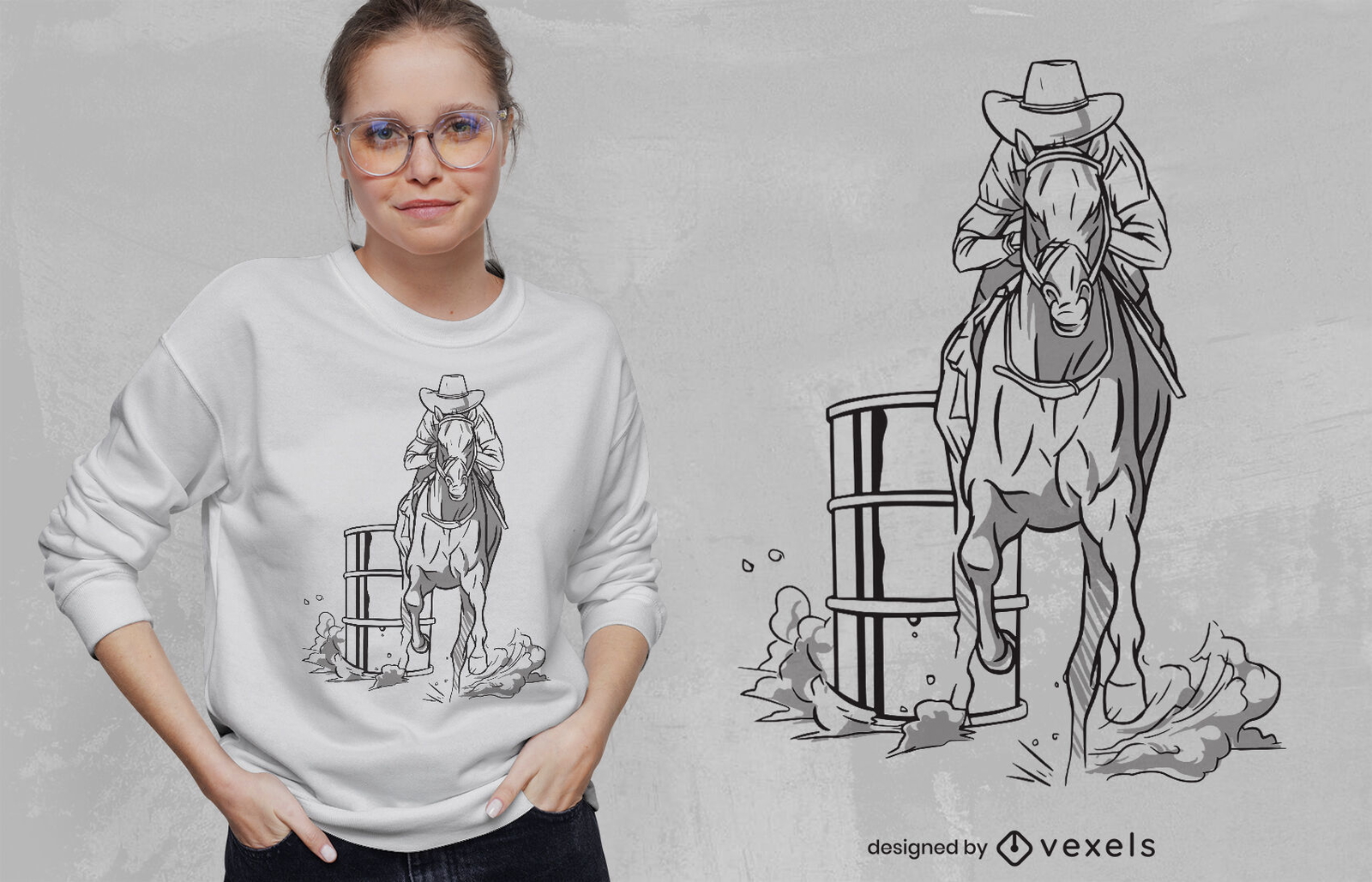 SOLICITAR diseño de camiseta de vaquero