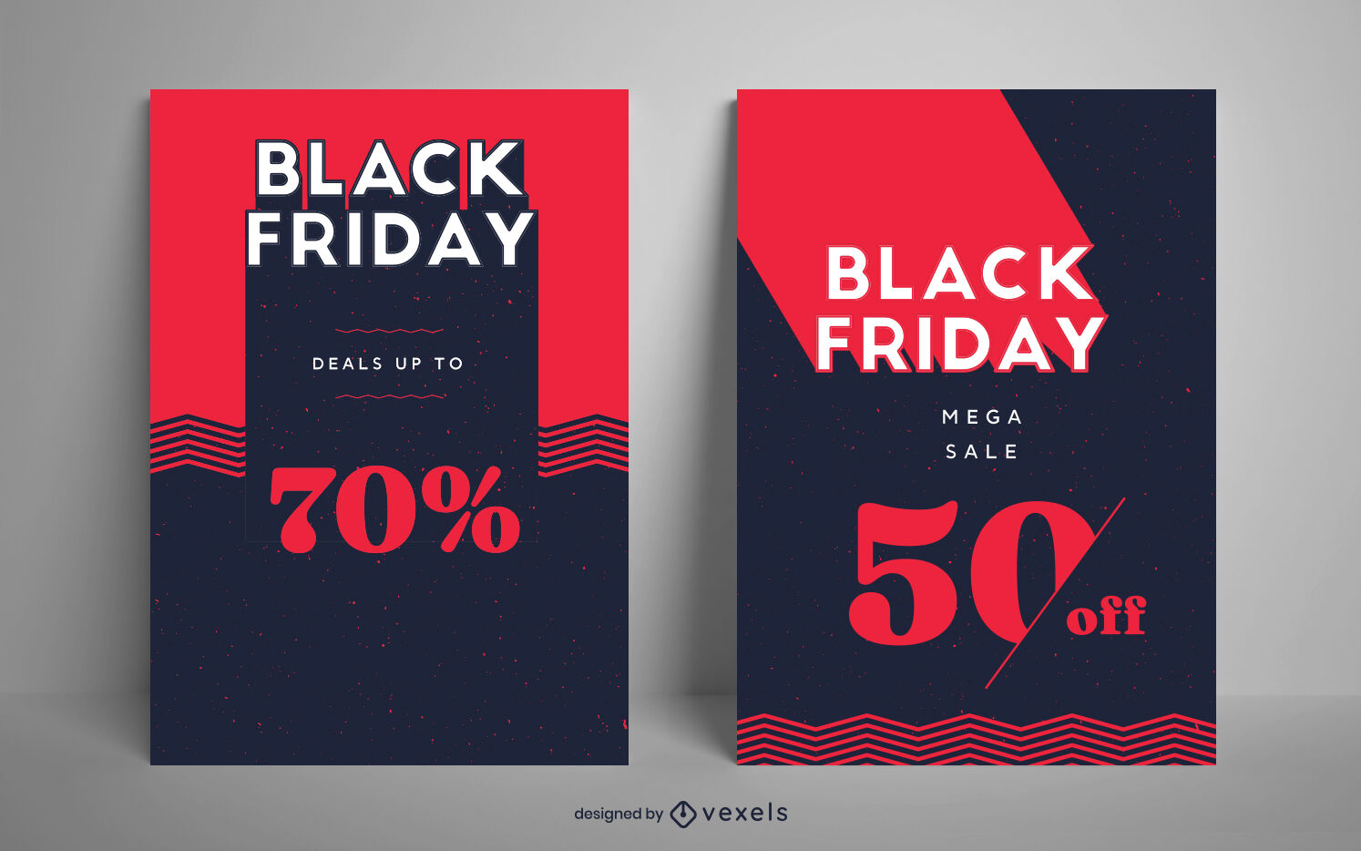 Modelo de pôster promocional da Black Friday