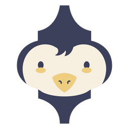 Penguin holiday Christmas ornament PNG Design