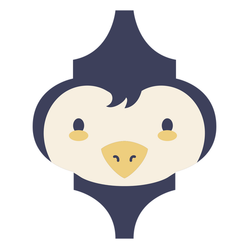 Adorno navideño de vacaciones de pingüino Diseño PNG