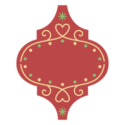 Holiday Christmas Santa Claus ornament PNG Design