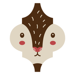 Reindeer holiday Christmas ornament PNG Design