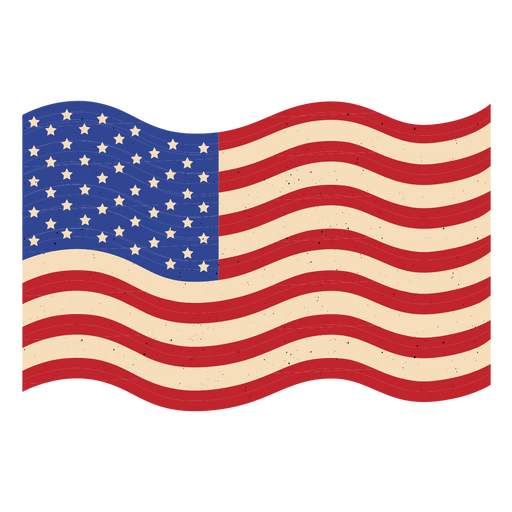 Veteran's day American flag icon PNG Design