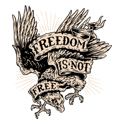 Insignia del águila del día de los veteranos Diseño PNG