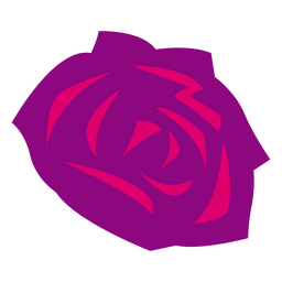 Rosa plana roxa Transparent PNG